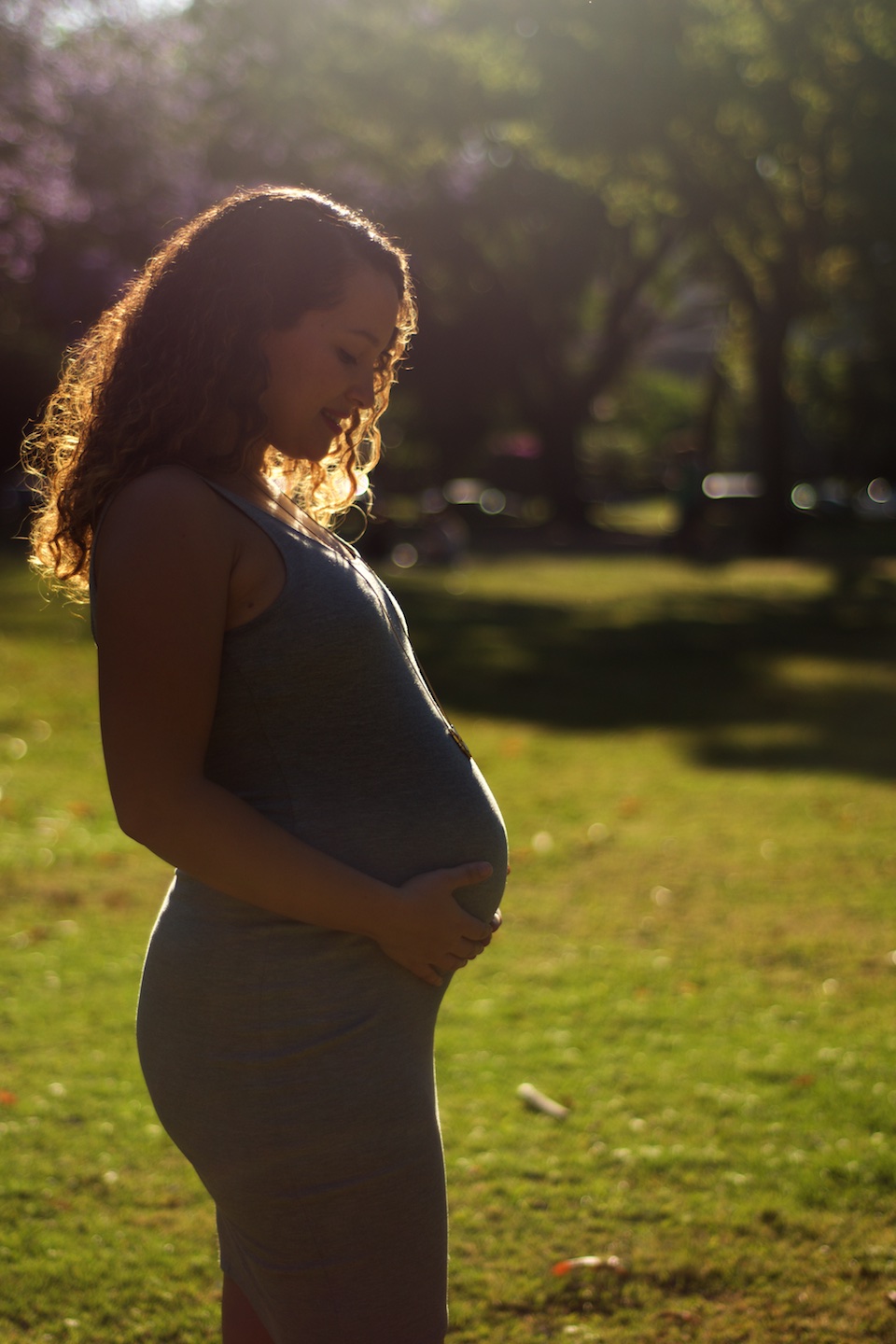 Jacaranda Maternity Photoshoot